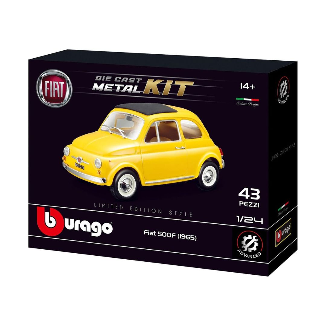 18-25127 Bburago Model Kit - Fiat 500F (1965) - Scala 1:24