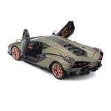 18-21099 GN Bburago - Lamborghini Sian FKP 37, verde - Scala 1:24