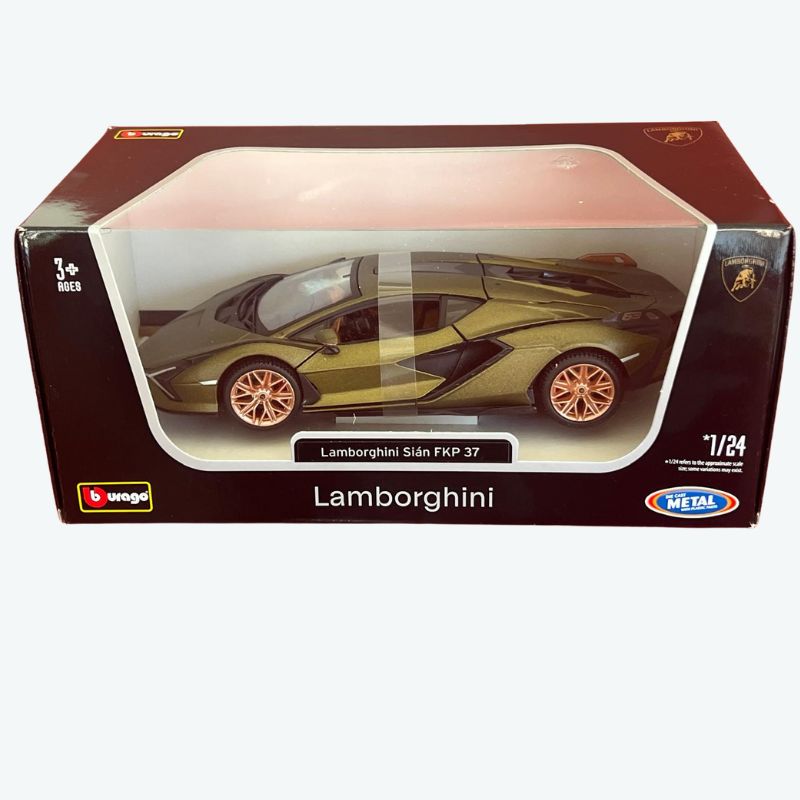 18-21099 GN Bburago - Lamborghini Sian FKP 37, verde - Scala 1:24