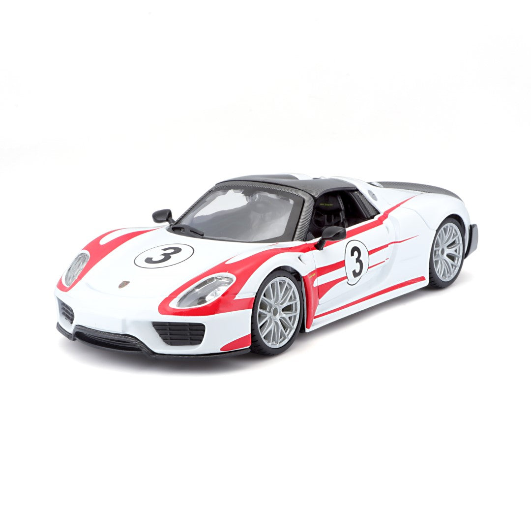 18-28009 Bburago Race- 1:24 - Porsche 918 Spyder - Weissach