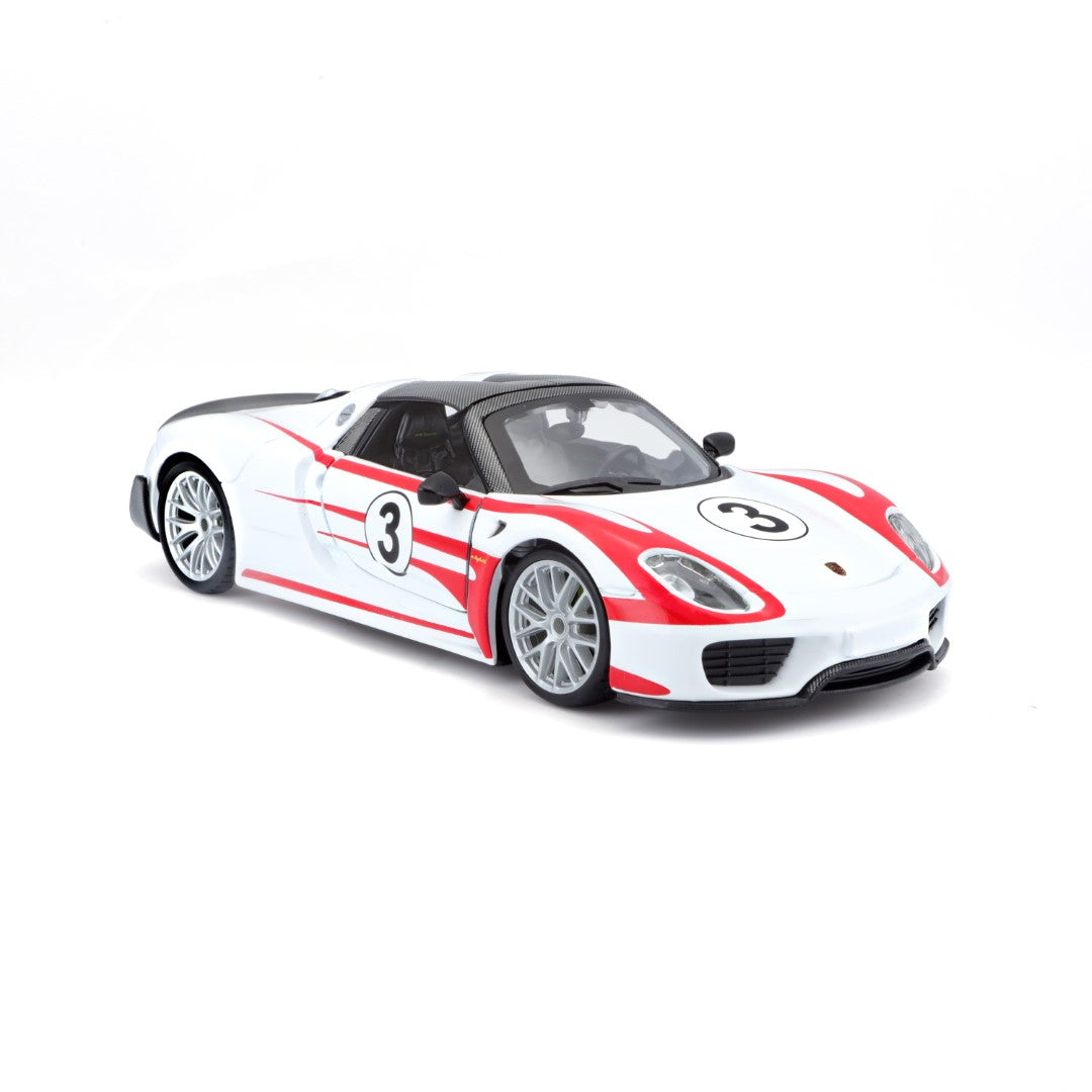 18-28009 Bburago Race- 1:24 - Porsche 918 Spyder - Weissach