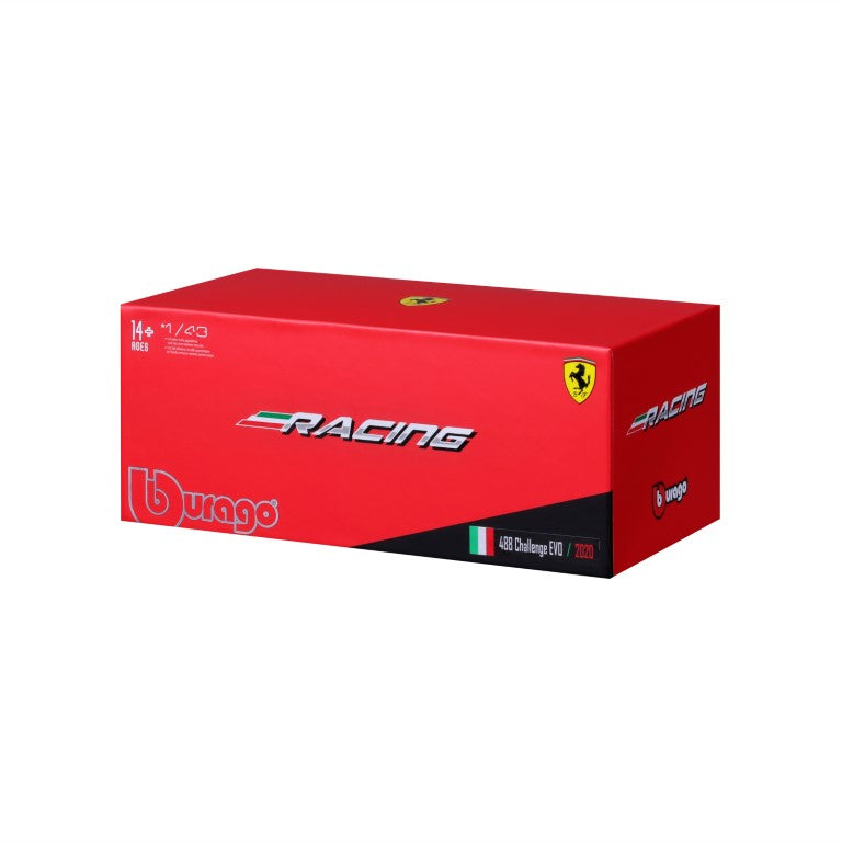 18-36309 - Bburago - 1:43 - Ferrari Racing - 488 Challenge EVO 2020 - #28 Rossa