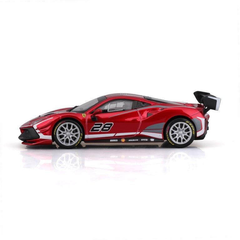 18-36309 - Bburago - 1:43 - Ferrari Racing - 488 Challenge EVO 2020 - #28 Rossa