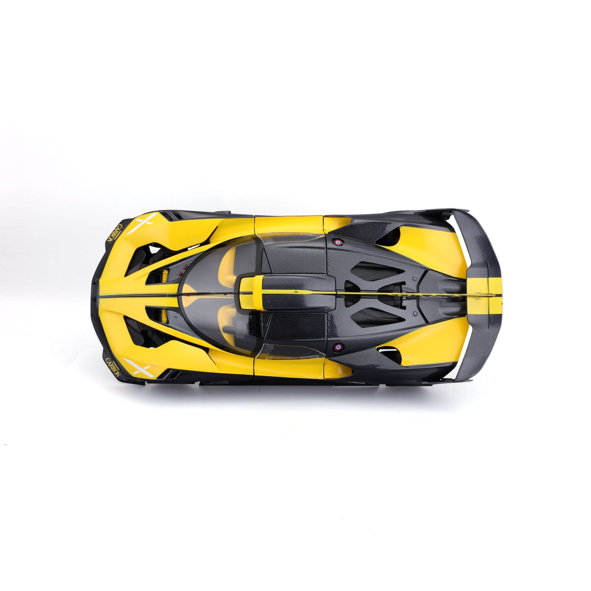 Burago 1/18 Scale Diecast 18-11047 - Bugatti Bolide - Black/Yellow