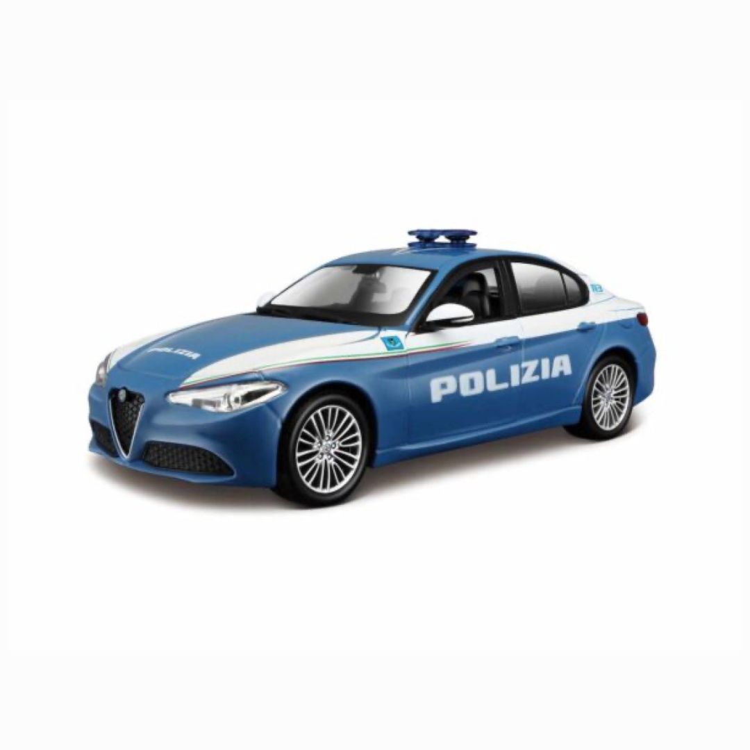 18-01453 (28-21080) Bburago - Alfa Romeo Giulia Polizia - Scala 1:24