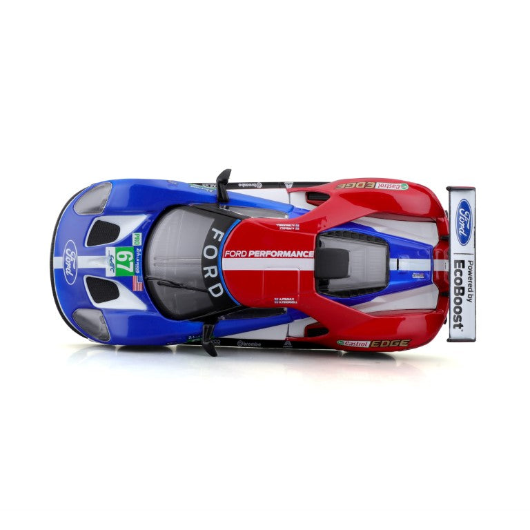 18-41158 - Bburago - 1:32 - Race  - 2017 FORD GT LE MANS - #67 Le Mans 24 hr.