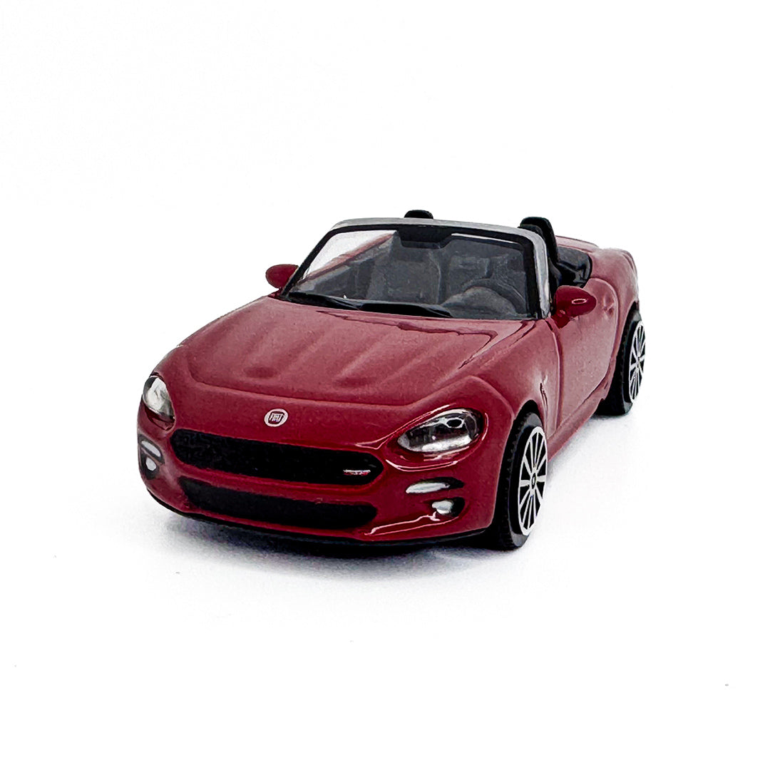 18-30424 Bburago Street Fire - Fiat 124 Spider, rossa - Scala 1:43