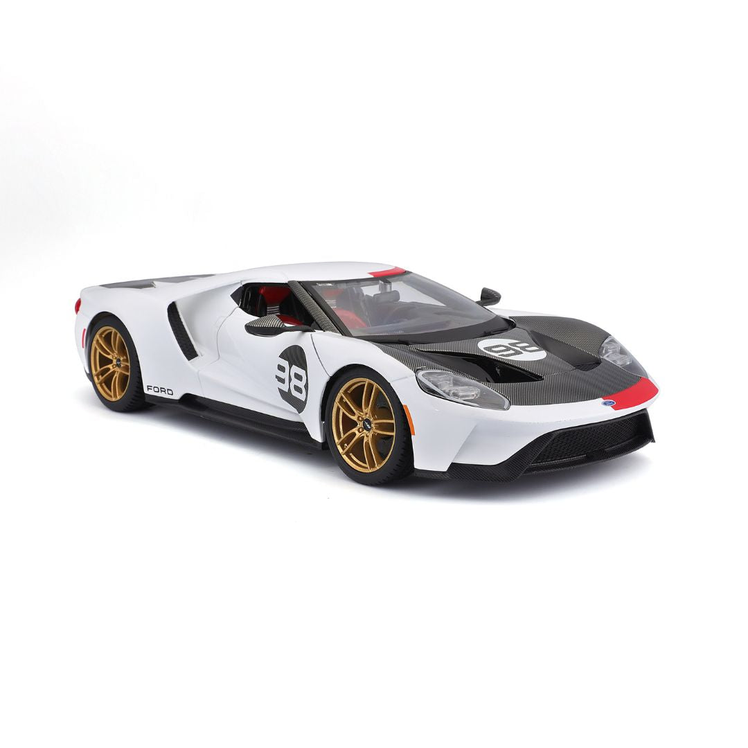 313901:18 - 2021 Ford GT Heritage Bianca (#98)