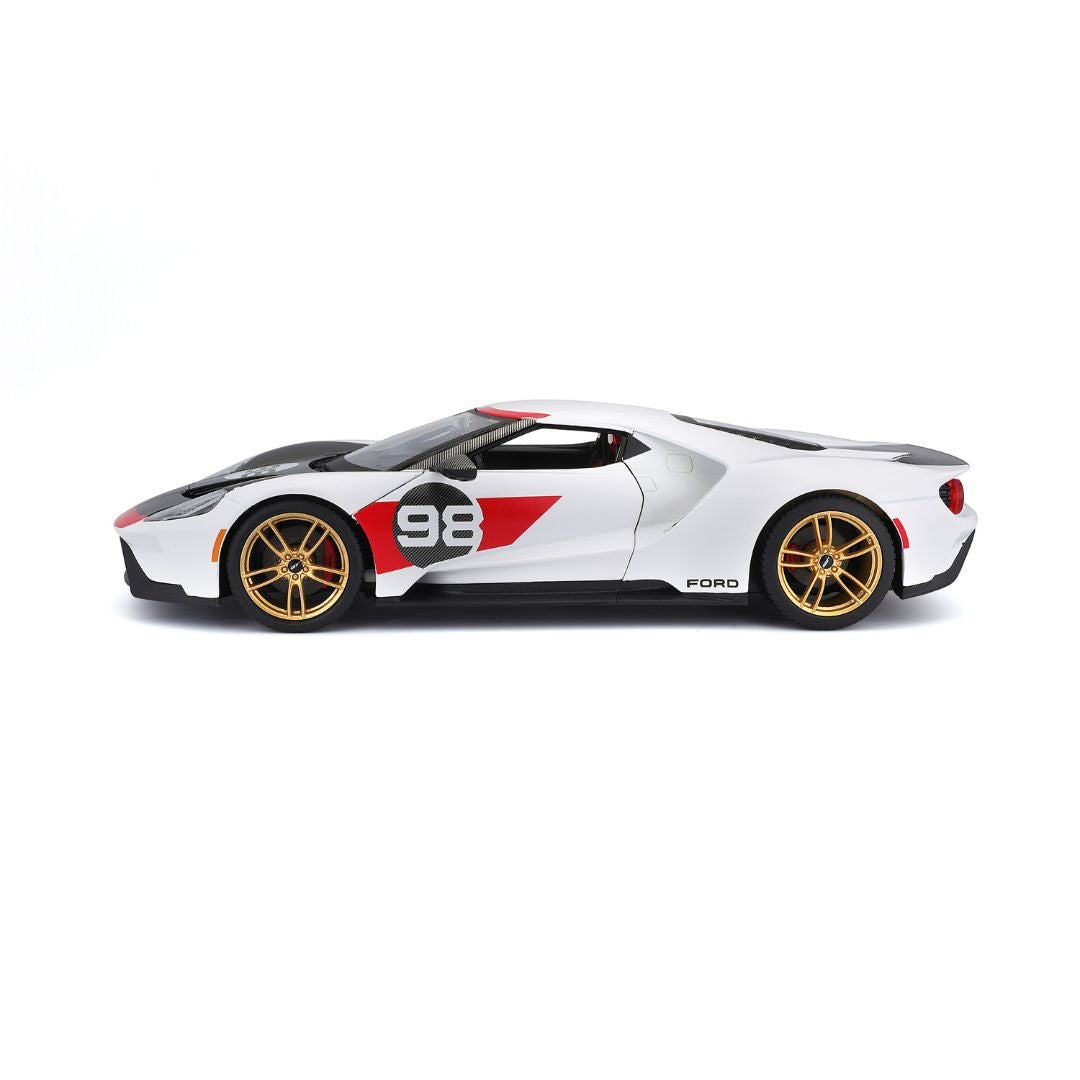 313901:18 - 2021 Ford GT Heritage Bianca (#98)