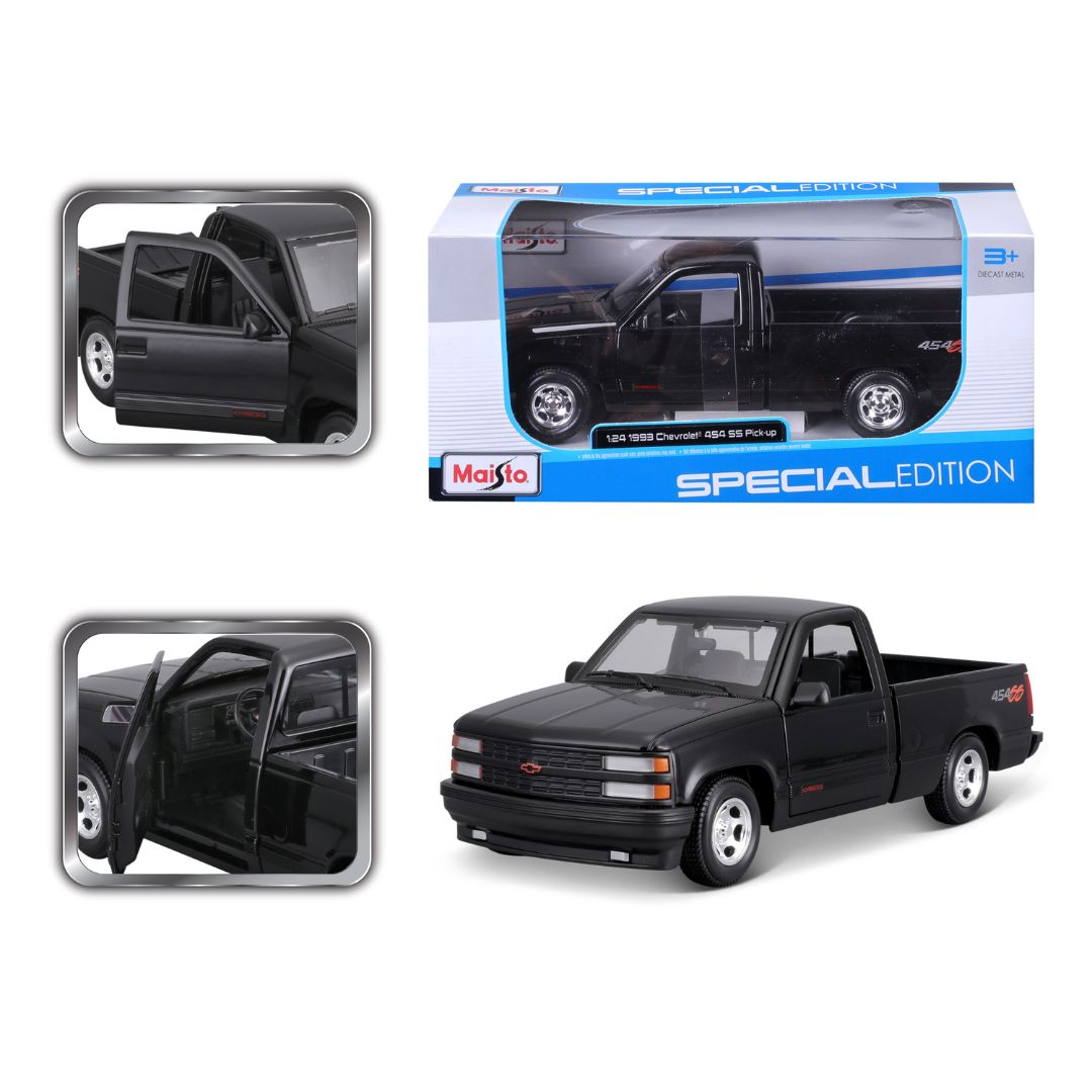 32901 BK1:24 - 1993 Chevrolet 454 SS Pick-up Nera