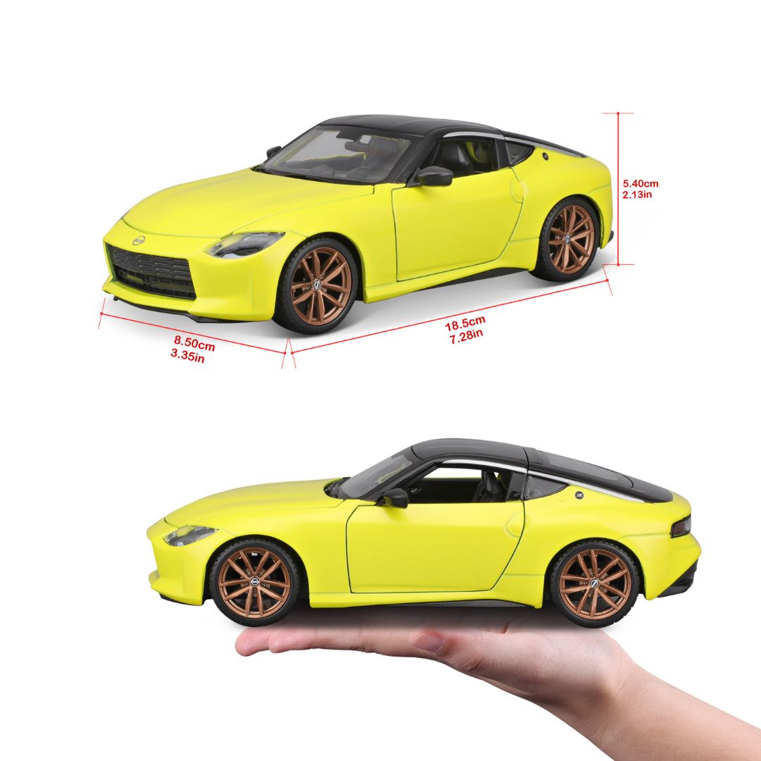 32904 YL Bburago Maisto - Nissan Z (2023), gialla - Scala 1:24