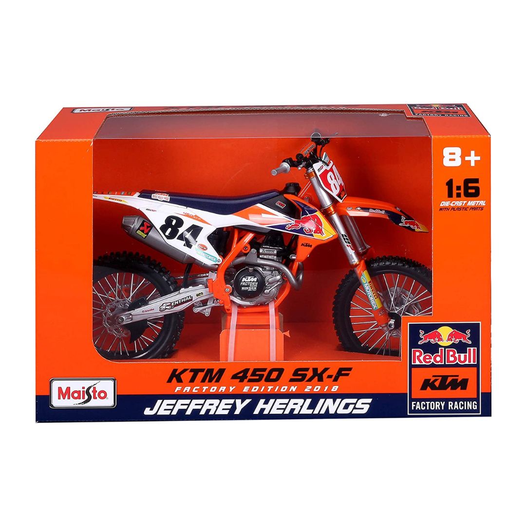 10-32228  Maisto - Red Bull KTM Supercross SX450 2018 #84 Jeffrey Herlings - 1:6