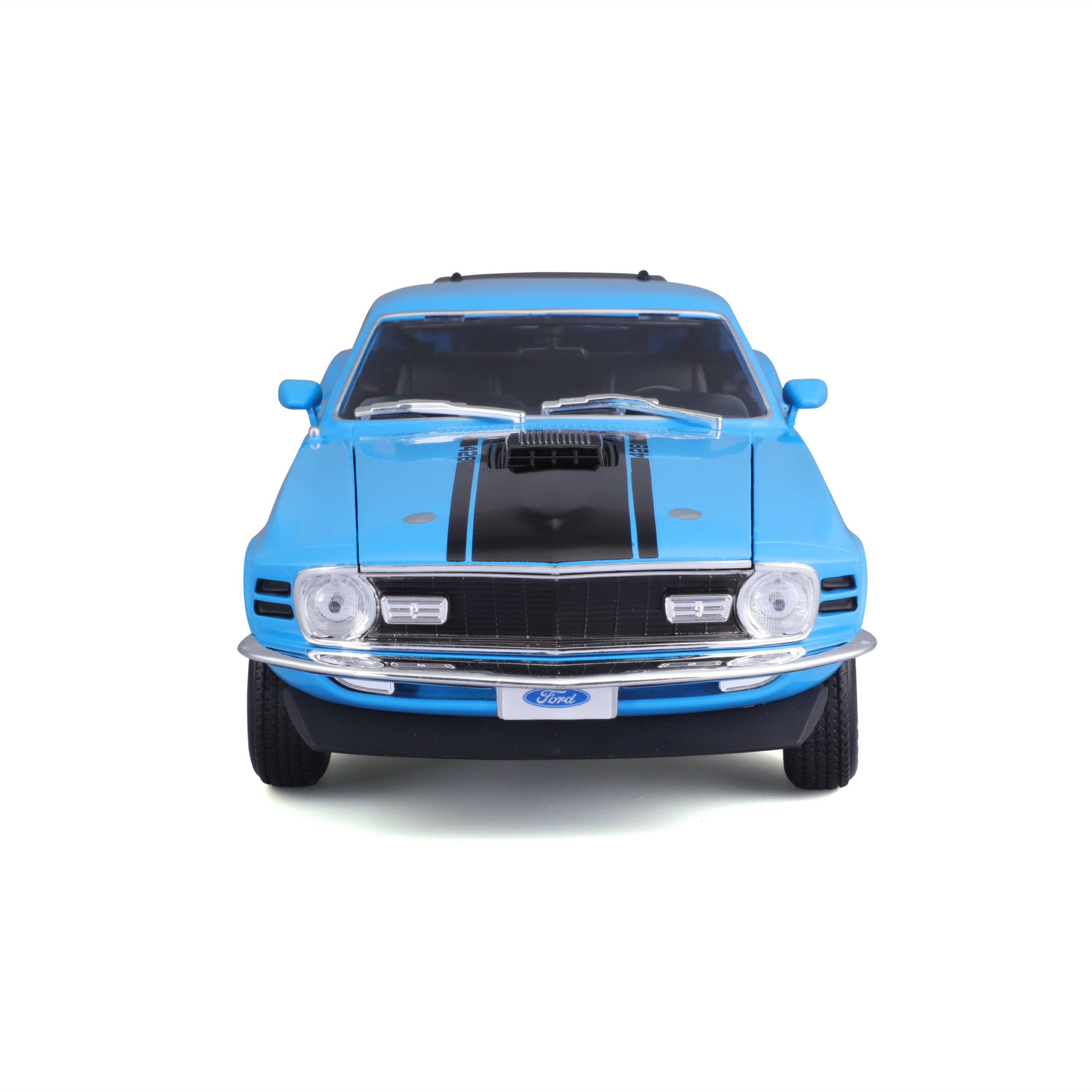 925759.004 - Bburago Maisto - Ford Mustang Mach 1 (1970) - 1:18 - BLU