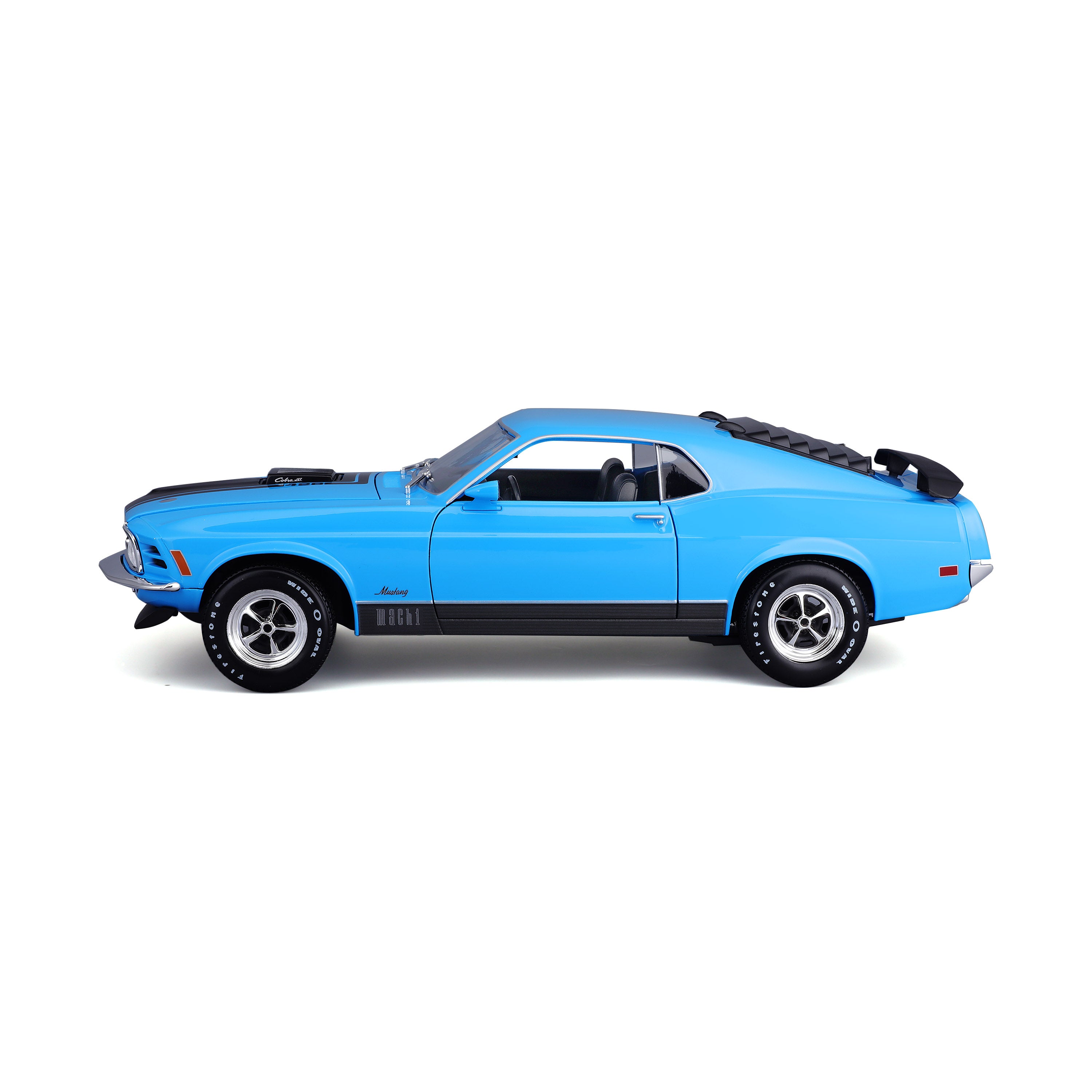 925759.004 - Bburago Maisto - Ford Mustang Mach 1 (1970) - 1:18 - BLU