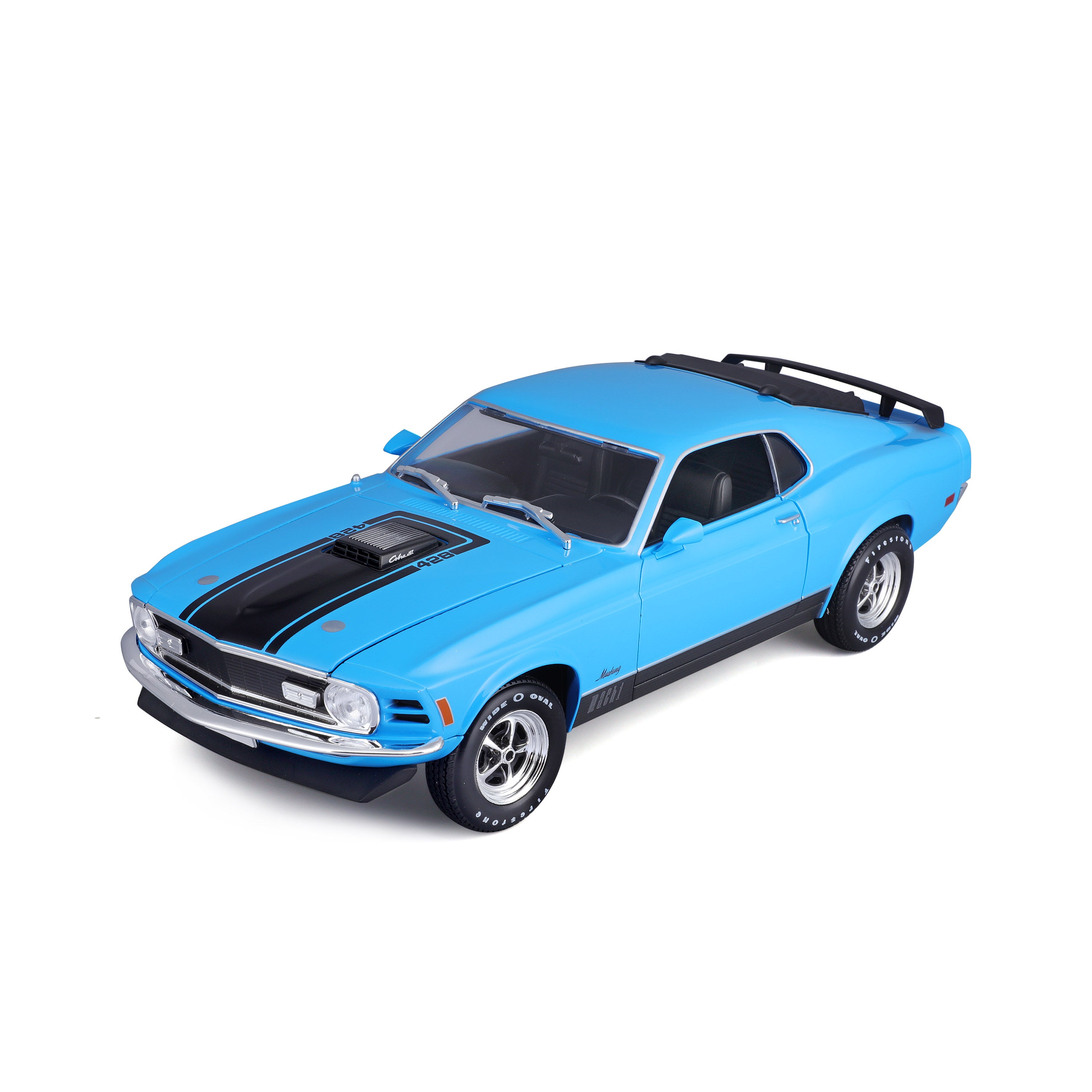 925759.004 - Bburago Maisto - Ford Mustang Mach 1 (1970) - 1:18 - BLU