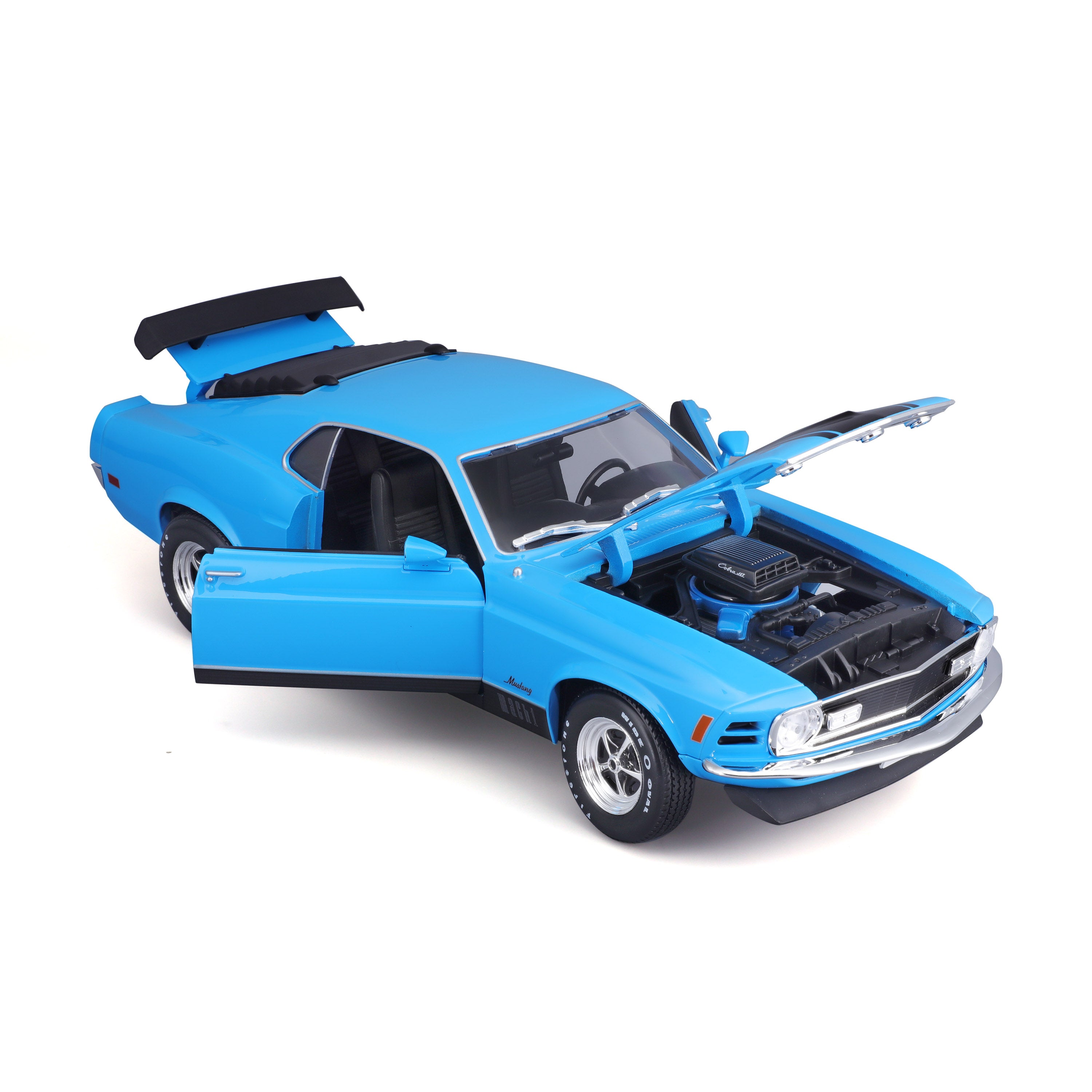 925759.004 - Bburago Maisto - Ford Mustang Mach 1 (1970) - 1:18 - BLU