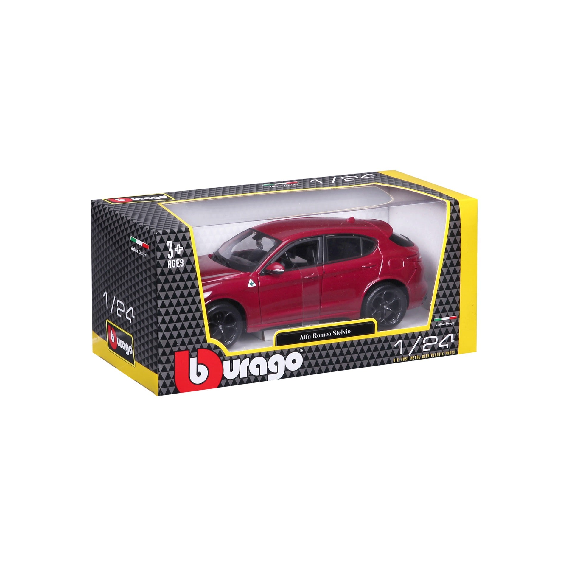 18-21086 - Bburago - 1:24 - Alfa Romeo Stelvio - color of your choice –  bburago-shop
