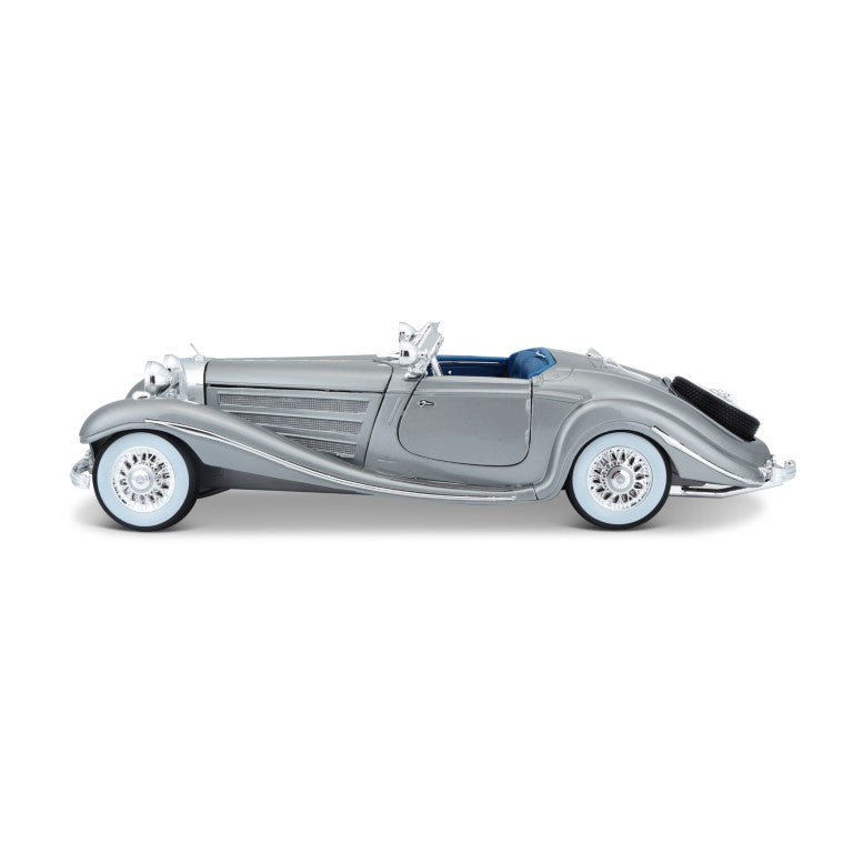 10-36862 Bburago Maisto - Mercedes-Benz 500 K Typ Special roadster 1:18 argento