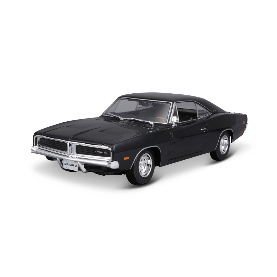 31387 BK1:18 - BBurago Maisto 1969 Dodge Charger R/TNera