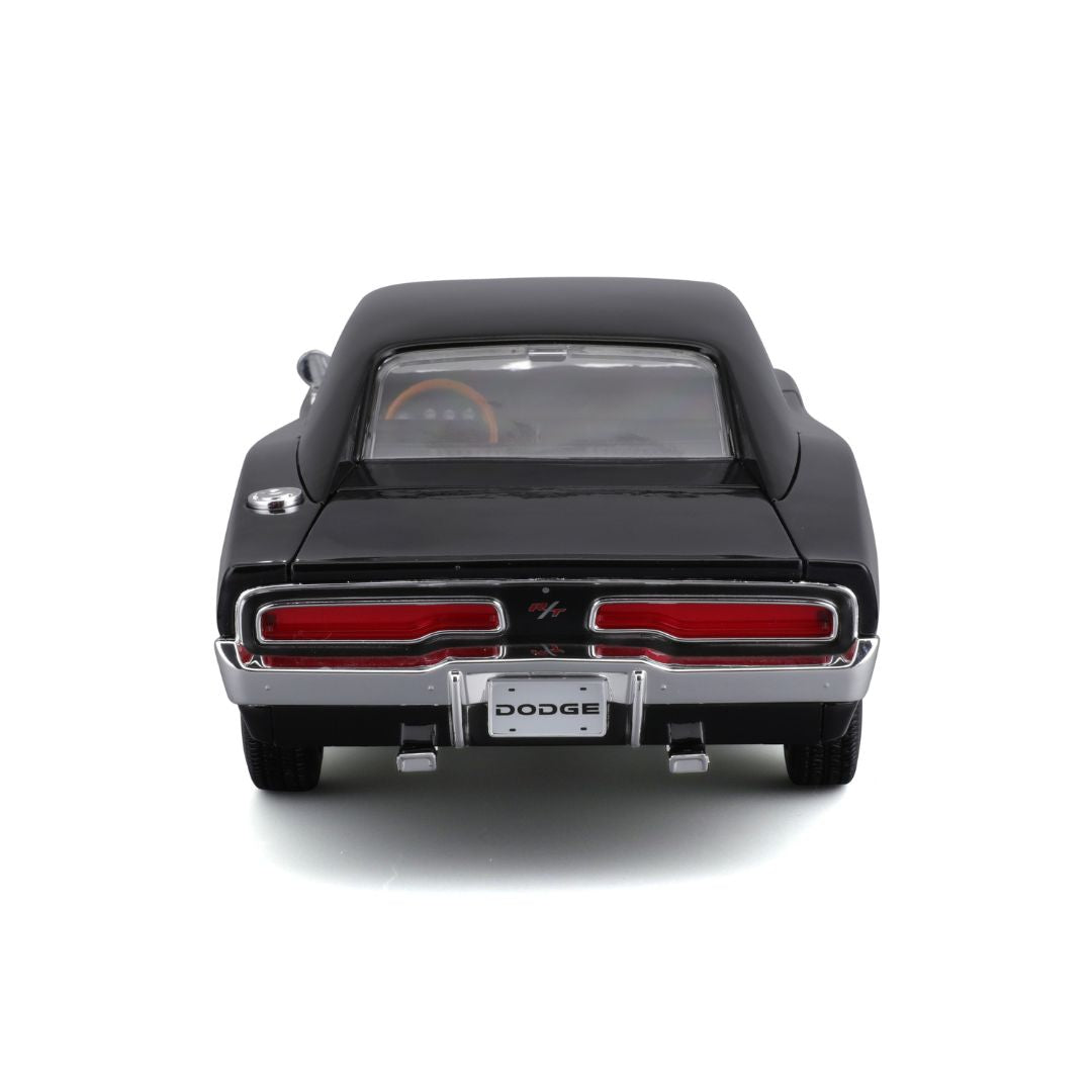 31387 BK1:18 - BBurago Maisto 1969 Dodge Charger R/TNera