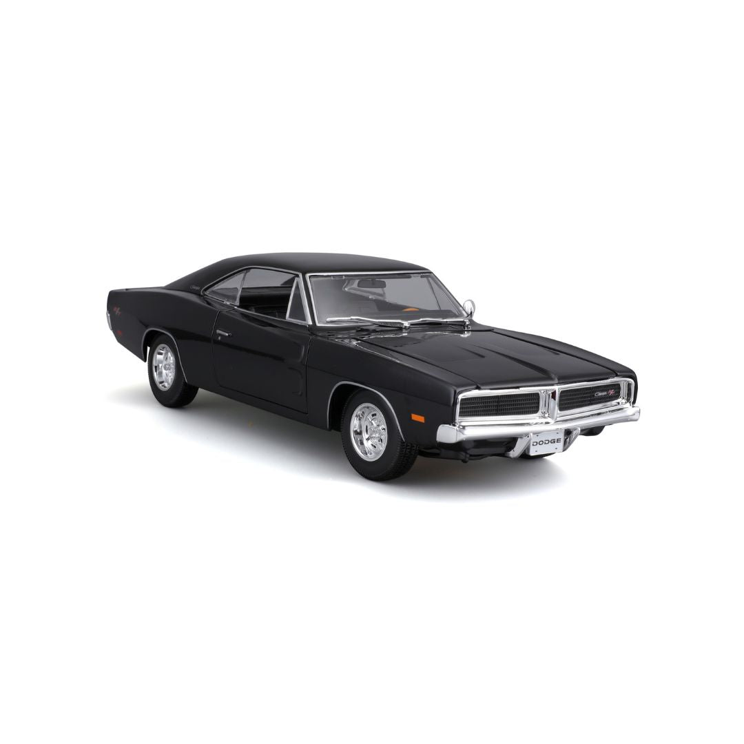 31387 BK1:18 - BBurago Maisto 1969 Dodge Charger R/TNera