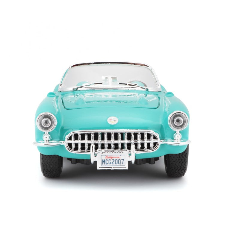 10-31275  Maisto - 1957 Chevrolet Corvette - 1:24 - azzurro
