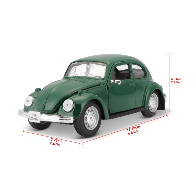 10-31926  Bburago Maisto - Volkswagen Beetle - 1:24 - verde