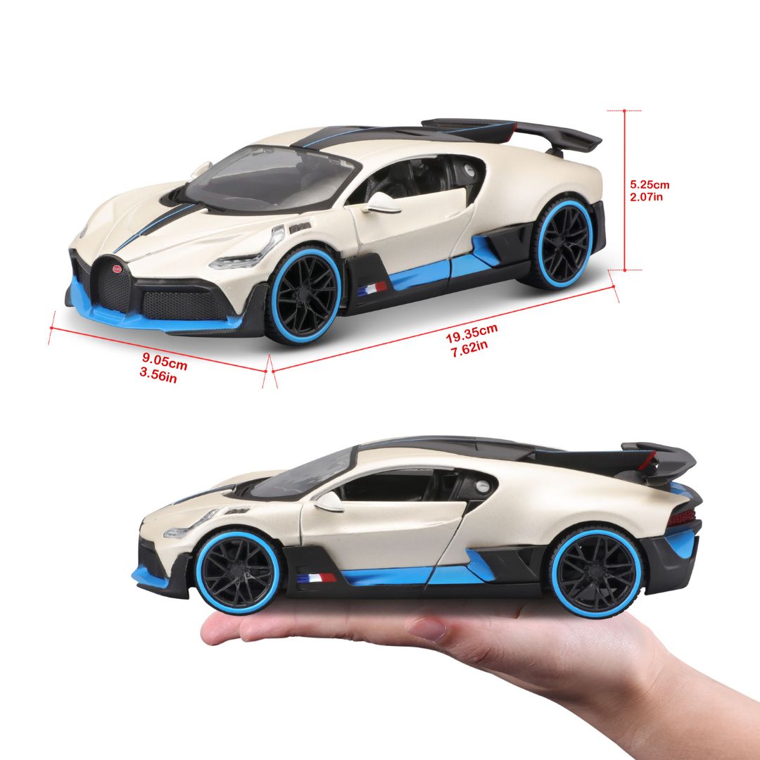 31526 WT Bburago Maisto - Bugatti Divo, bianca - Scala 1:24