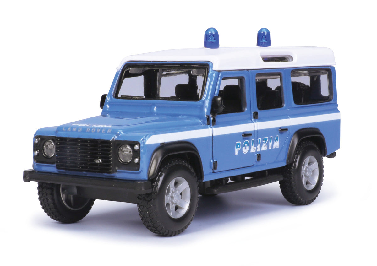 18-01526 Bburago -  Land Rover Defender 110 Polizia - 1:32