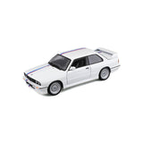 *18-21100 WT Bburago - BMW M3 e30 (1988), bianca - Scala 1:24