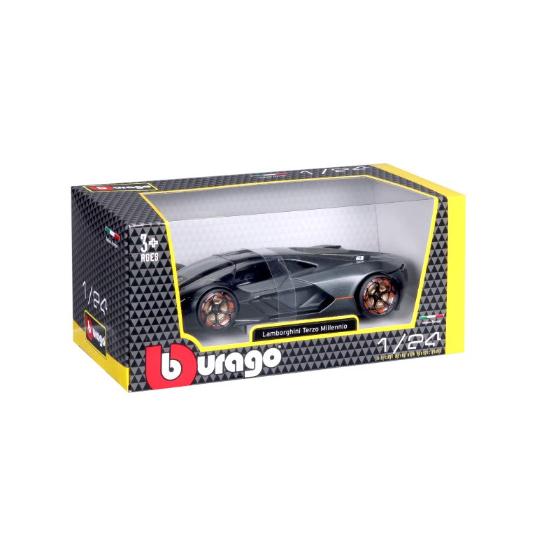 18-21094 GY - Bburago - 1:24 - Lamborghini Terzo Millennio - Met Grey