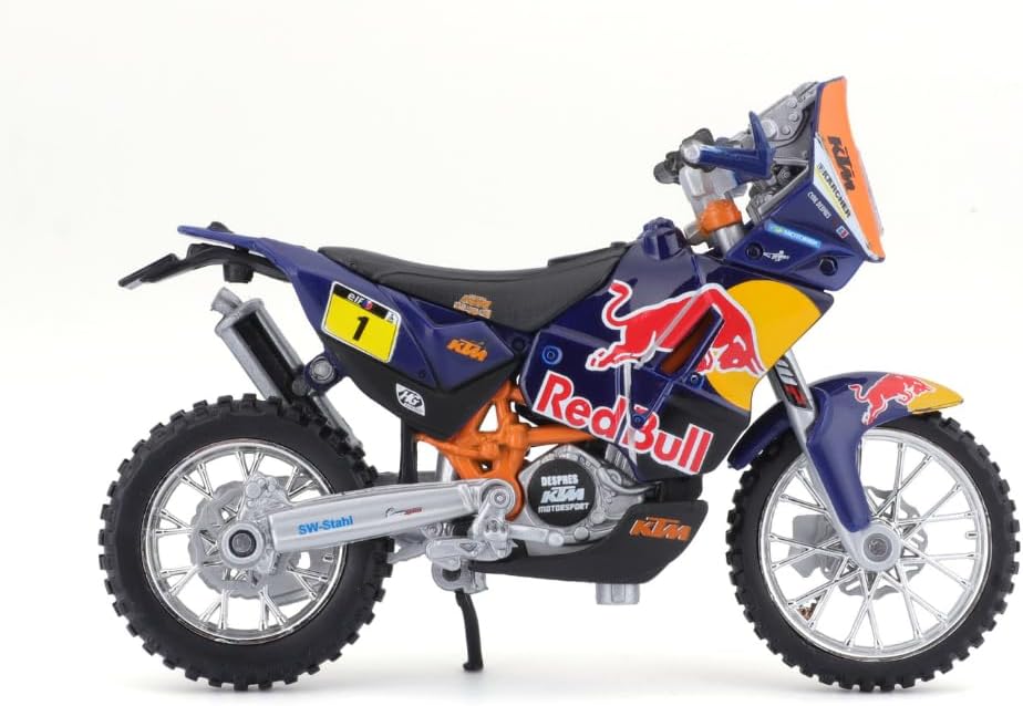 18-51070 Bburago -Moto KTM 450  REDBULL - Scala 1:18 modello casuale