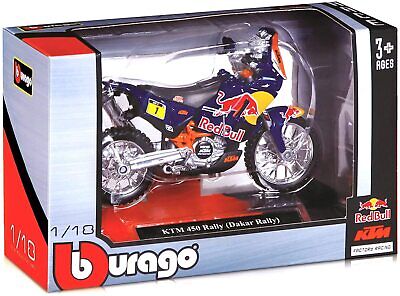 18-51070 Bburago -Moto KTM 450  REDBULL - Scala 1:18 modello casuale