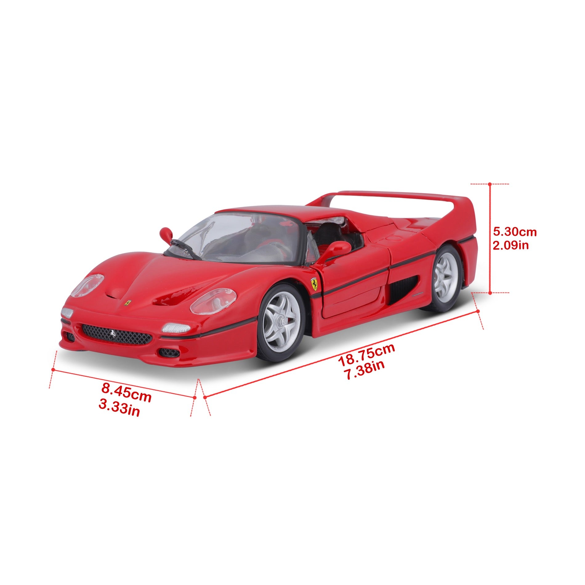 Bburago Ferrari Race&Play Ferrari F50, rossa Scala 1:24