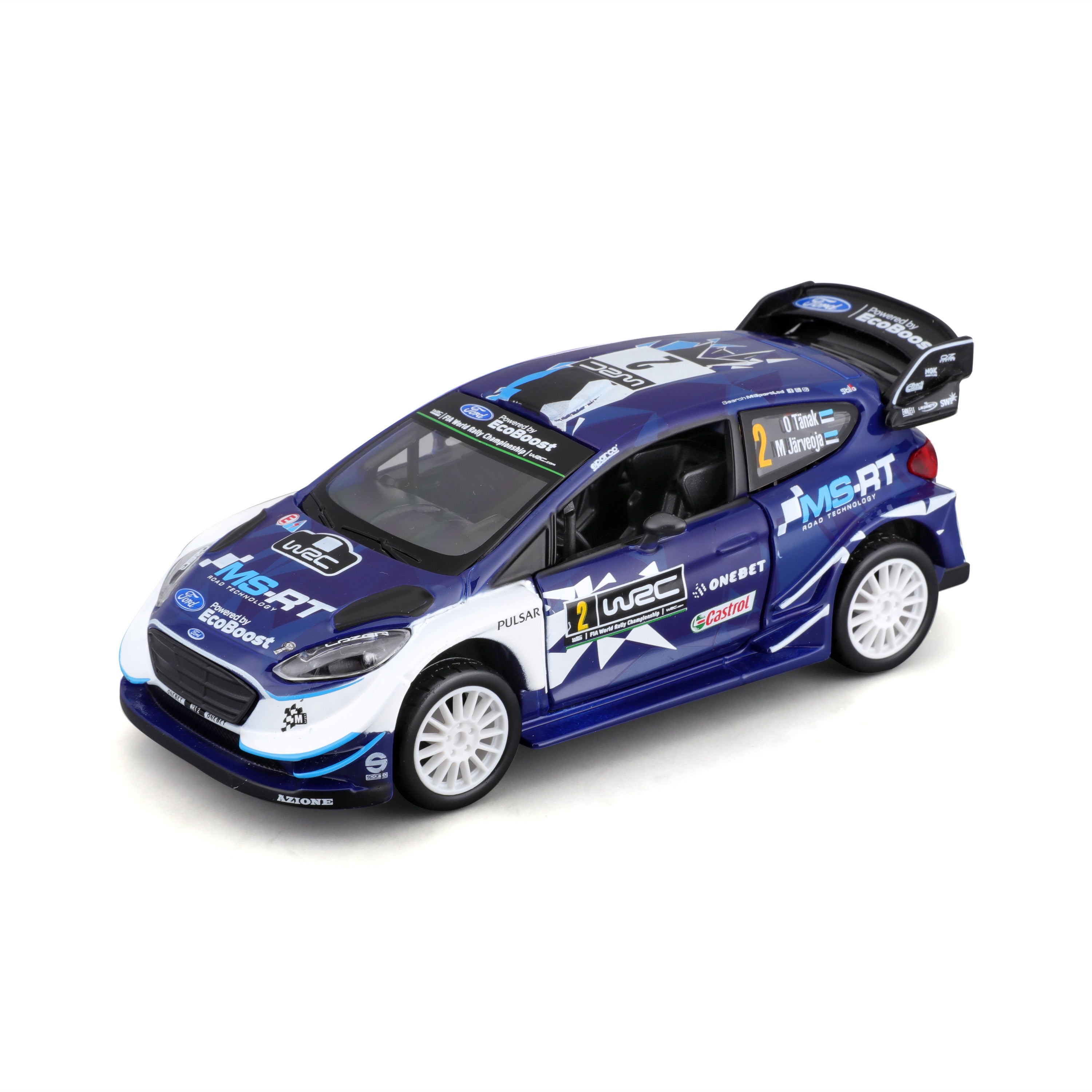 18-41052 - Bburago - 1:32 - Race  - 2017 M-Sport Ford Fiesta WRC - #2 Ott Tanak