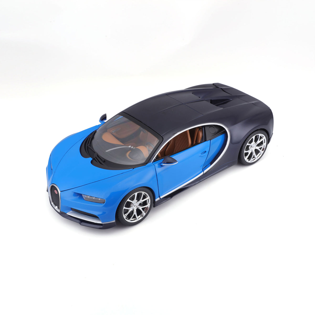 18-11040 BU - Bburago - 1:18 - Bugatti Chiron - Nera/Blu  Die-cast Metal