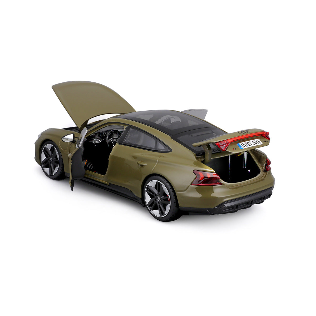 Bburago 1:43 Audi RS e-tron GT Année de construction 2022 olive verte  18-30463 modèle voiture 18-30463 8719247847836