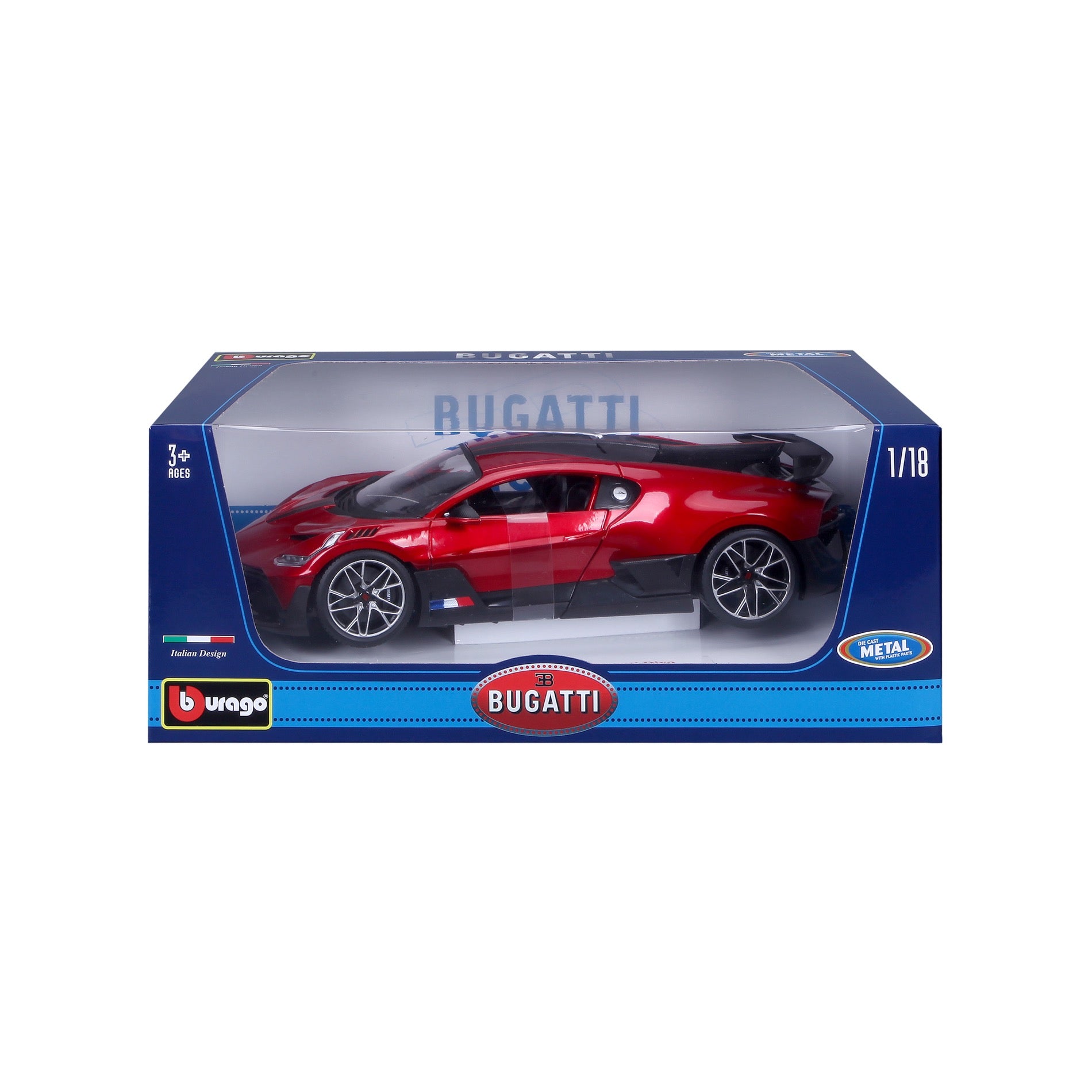 18-11045 RD - Bburago - 1:18 - Bugatti Divo - Rossa