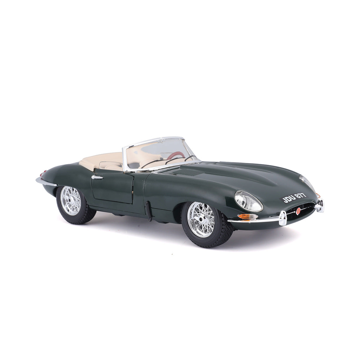 18-12046 - Bburago - 1:18 - 1961 Jaguar E-TYPE Cabrio - Verde