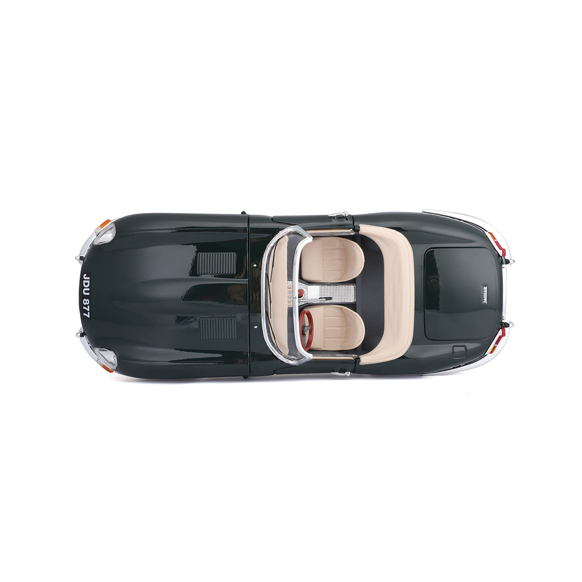18-12046 - Bburago - 1:18 - 1961 Jaguar E-TYPE Cabrio - Verde
