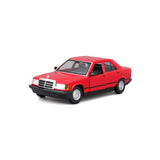 18-21103 RD Bburago - Mercedes-Benz 190E (1987), rossa - Scala 1:24