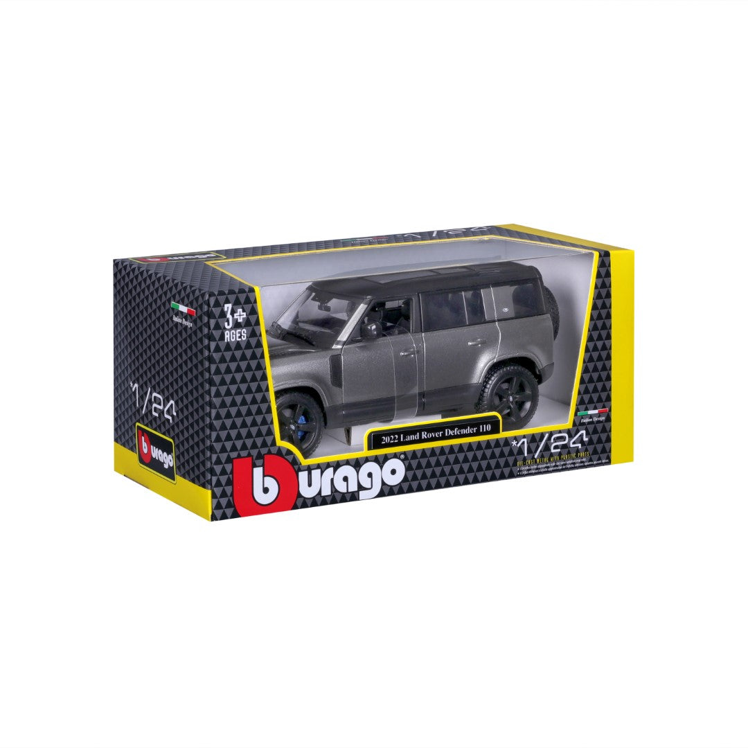 *18-21101 SL Bburago - Land Rover Defender (2022), argento - 1:24