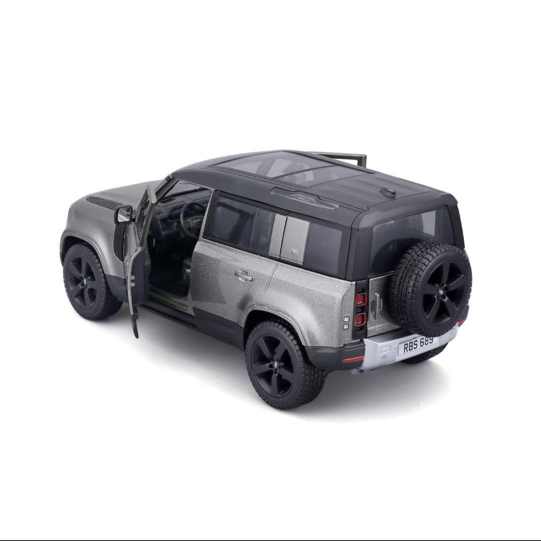 *18-21101 SL Bburago - Land Rover Defender (2022), argento - 1:24