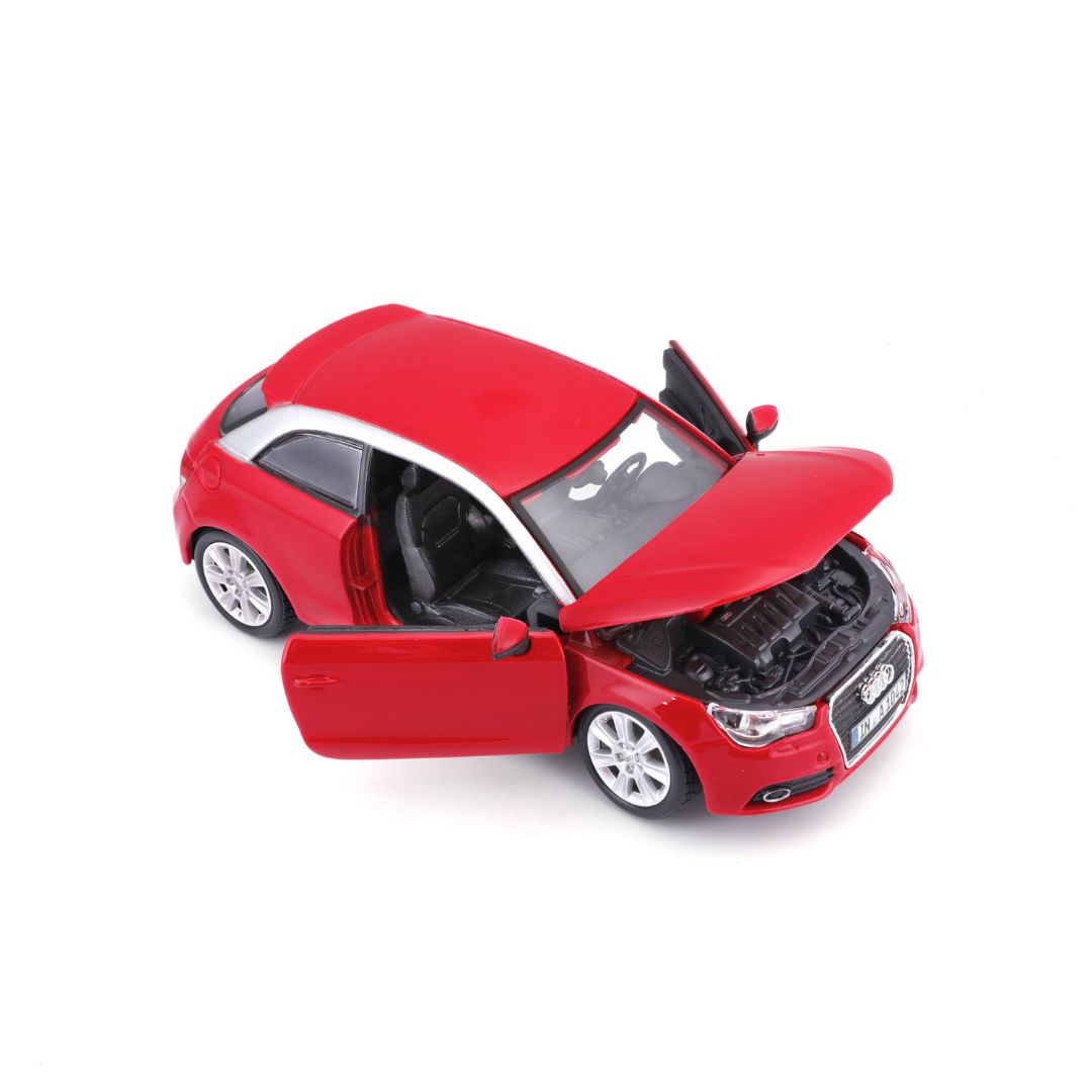 18-22127 Bburago - Audi A1, rosso - Scala 1:24