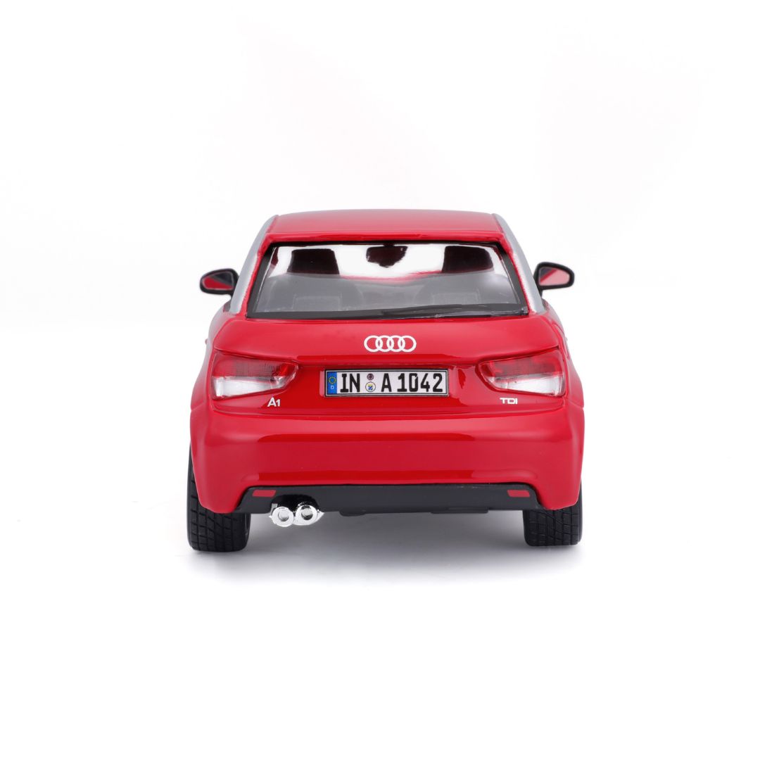 18-22127 Bburago - Audi A1, rosso - Scala 1:24