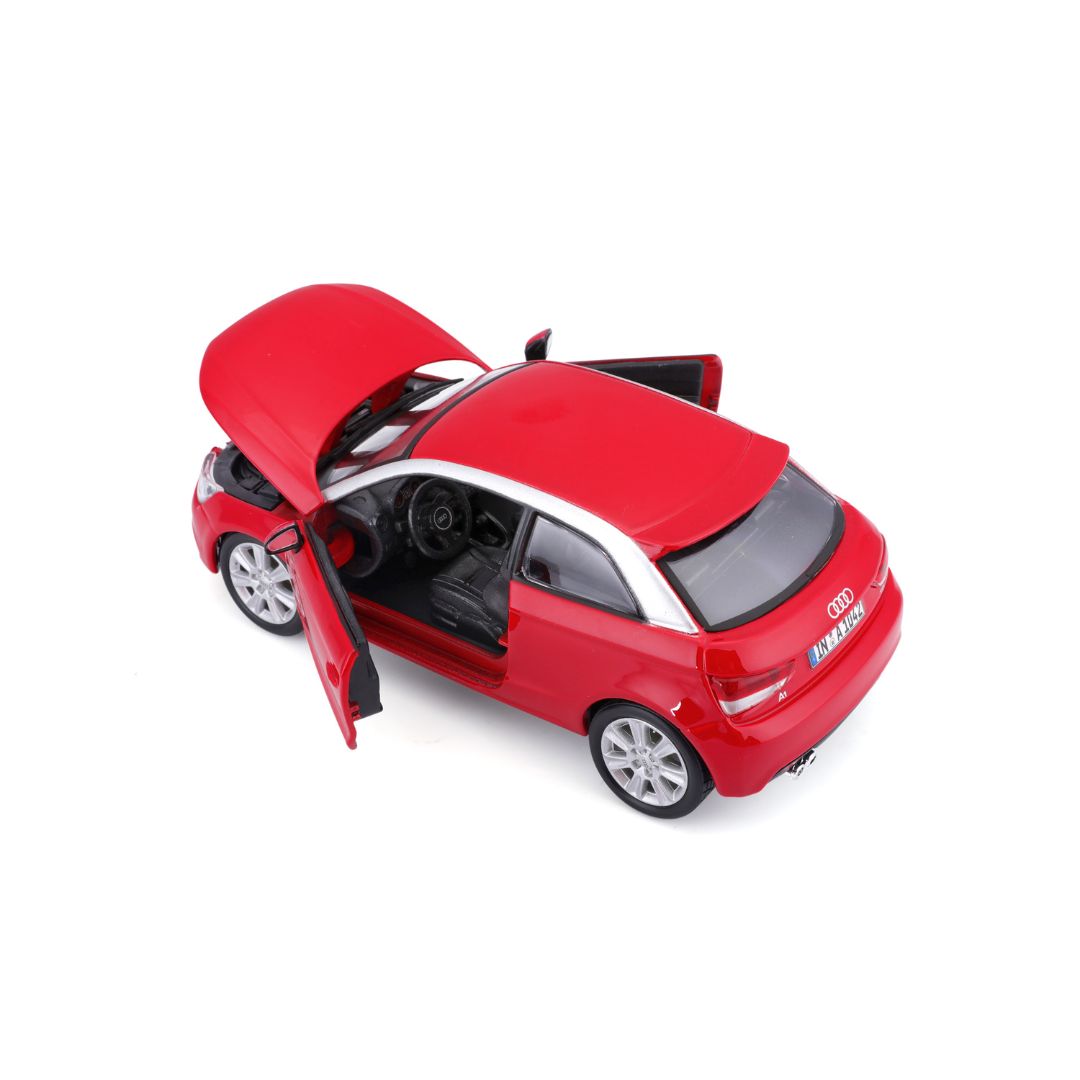 18-22127 Bburago - Audi A1, rosso - Scala 1:24