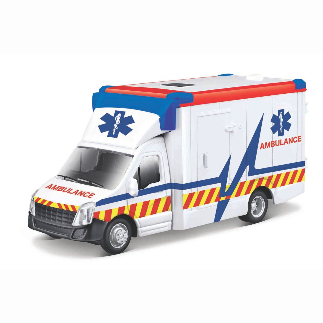 18-32266 Bburago - Municipal Vehicle - Ambulanza con barella