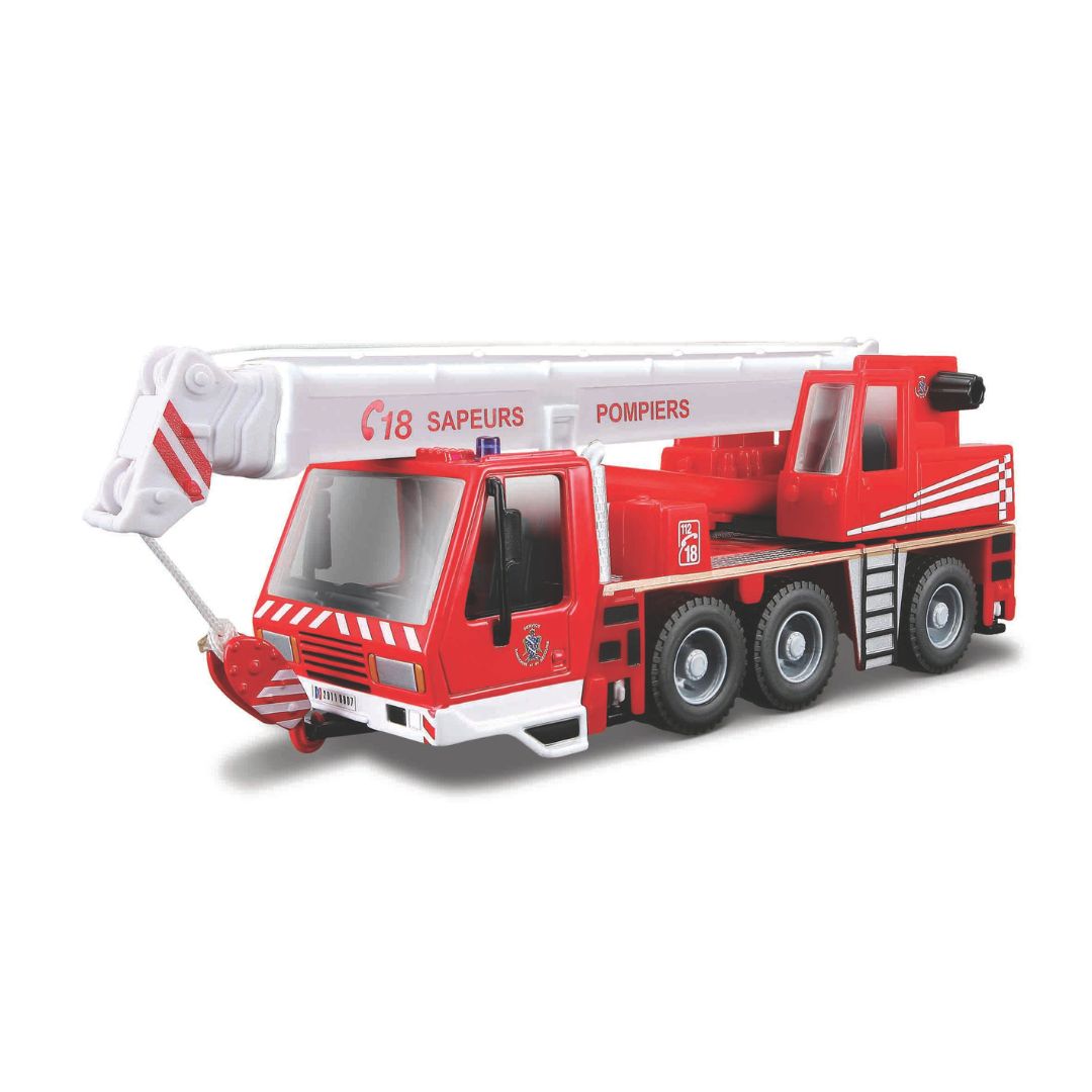 *18-32010 Bburago - Camion Crane - Vigili del fuoco - Scala 1:50