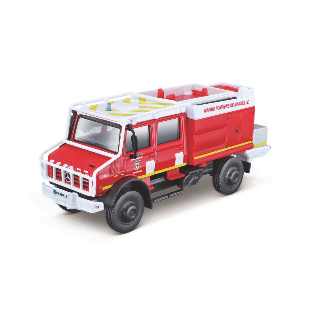 18-32017 Bburago - Mercedes-Benz Unimog U5000 - Vigili del fuoco 1:52