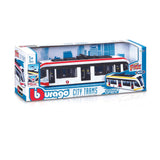 * 18-32105 - Bburago Street Fire - 19 cm City Tram - Milano - colore casuale